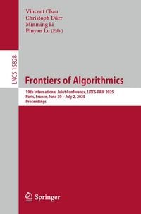 Produktbild: Frontiers of Algorithmics