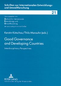 Produktbild: Good Governance and Developing Countries