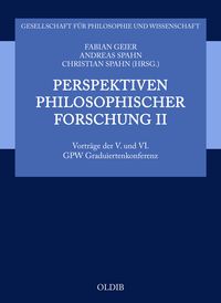 Produktbild: Perspektiven philosophischer Forschung II