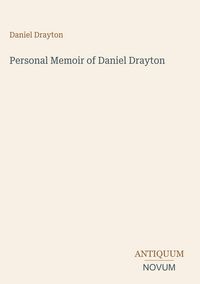 Produktbild: Personal Memoir of Daniel Drayton