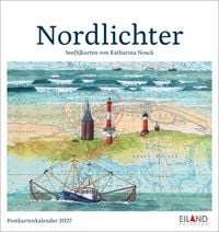 Produktbild: Nordlichter - See(h)karten Postkartenkalender 2027