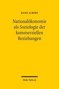 Produktbild: National&ouml;konomie als Soziologie der kommerziellen Beziehungen