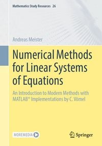 Produktbild: Numerical Methods for Linear Systems of Equations