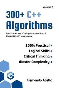 Produktbild: 300+ C++ Algorithms Volume 2 Data Structures, Coding Interview Prep & Competitive Programming