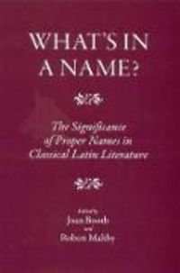 Produktbild: What's in a Name?