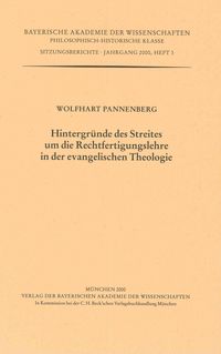 Produktbild: Hintergr&uuml;nde des Streites um die Rechtfertigungslehre in der evangelischen Theologie