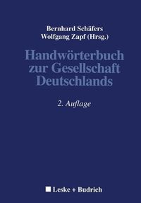 Produktbild: Handw&ouml;rterbuch zur Gesellschaft Deutschlands