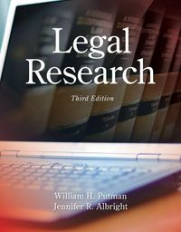 Produktbild: Putman, W: Legal Research