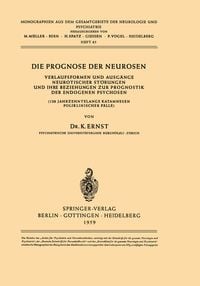 Produktbild: Die Prognose der Neurosen