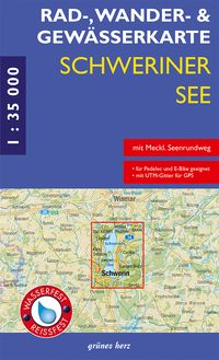 Produktbild: Rad-, Wander- und Gew&auml;sserkarte Schweiner See