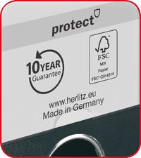 Herlitz Ordner maX.file protect A4 5cm grau