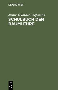 Produktbild: Schulbuch der Raumlehre