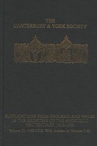 Produktbild: Supplications from England and Wales in the Registers of the Apostolic Penitentiary, 1410-1503