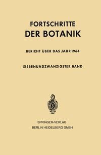 Produktbild: Fortschritte der Botanik
