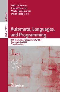 Produktbild: Automata, Languages, and Programming