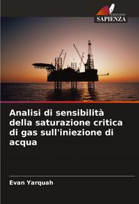 Produktbild: Analisi di sensibilit&agrave; della saturazione critica di gas sull'iniezione di acqua
