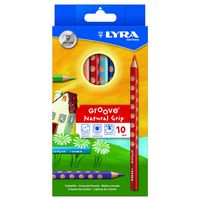 Produktbild: LYRA Buntstifte Groove Natural Grip 10 St&uuml;ck Kartonetui