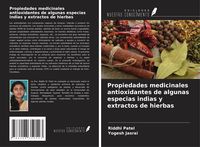 Produktbild: Propiedades medicinales antioxidantes de algunas especias indias y extractos de hierbas