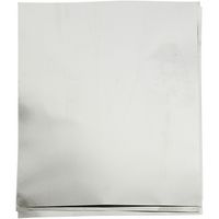 Produktbild: Creativ Company Pr&auml;gefolie, A5, Blatt 148x210 mm, Dicke 0,9 mm, Silber, 10 Stk
