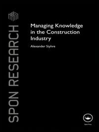 Produktbild: Managing Knowledge in the Construction Industry