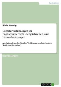 Produktbild: Literaturverfilmungen im Englischunterricht - M&ouml;glichkeiten und Herausforderungen