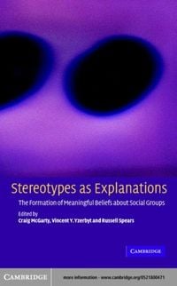 Produktbild: Stereotypes as Explanations