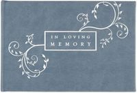 Produktbild: Guest Book in Loving Memory Blue