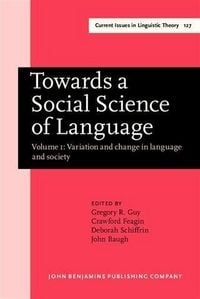 Produktbild: Towards a Social Science of Language