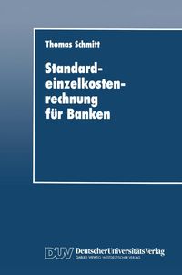 Produktbild: Standardeinzelkostenrechnung f&uuml;r Banken