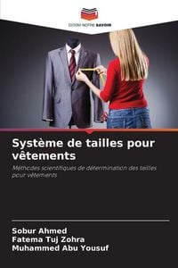 Produktbild: Syst&egrave;me de tailles pour v&ecirc;tements