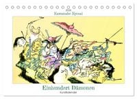 Produktbild: Kawanabe Kyosai - Einhundert D&auml;monen Kunstkalender (Tischkalender 2026 DIN A5 quer), CALVENDO Monatskalender