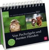 Produktbild: Postkartenkalender 2027: Von Pechv&ouml;geln und bunten Hunden