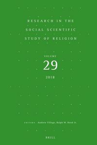 Produktbild: Research in the Social Scientific Study of Religion, Volume 29