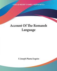 Produktbild: Planta Esquire, F: Account Of The Romansh Language