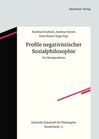 Produktbild: Profile negativistischer Sozialphilosophie