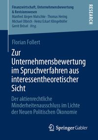 Produktbild: Zur Unternehmensbewertung im Spruchverfahren aus interessentheoretischer Sicht