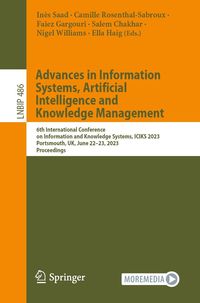 Produktbild: Advances in Information Systems, Artificial Intelligence and Knowledge Management