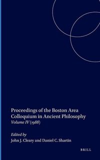 Produktbild: Proceedings of the Boston Area Colloquium in Ancient Philosophy