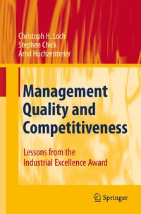 Produktbild: Management Quality and Competitiveness