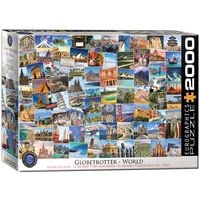 Produktbild: Puzzle 2000 Teile - Globetrotter World