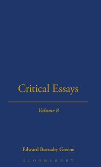 Produktbild: Critical Essays