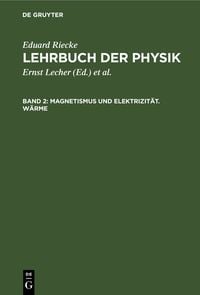 Produktbild: Magnetismus und Elektrizit&auml;t. W&auml;rme