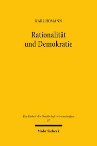 Produktbild: Rationalit&auml;t und Demokratie