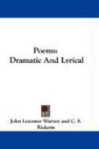 Produktbild: Poems: Dramatic and Lyrical