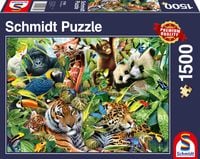 Bild vom Artikel Schmidt Spiele - Kunterbunte Tierwelt, 1500 Teile vom Autor 