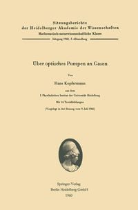 Produktbild: &Uuml;ber optisches Pumpen an Gasen