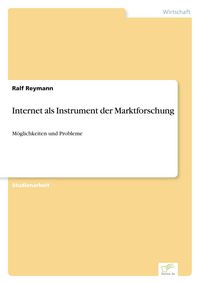 Produktbild: Internet als Instrument der Marktforschung