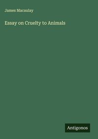Produktbild: Essay on Cruelty to Animals