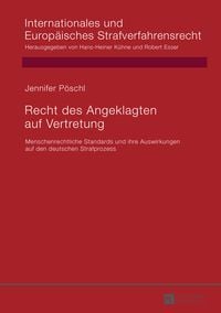 Produktbild: Recht des Angeklagten auf Vertretung