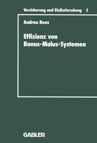 Produktbild: Effizienz von Bonus-Malus-Systemen